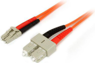 Kabllo me fibra optike StarTech FIBLCSC3, LC - SC, 3m, portokalli