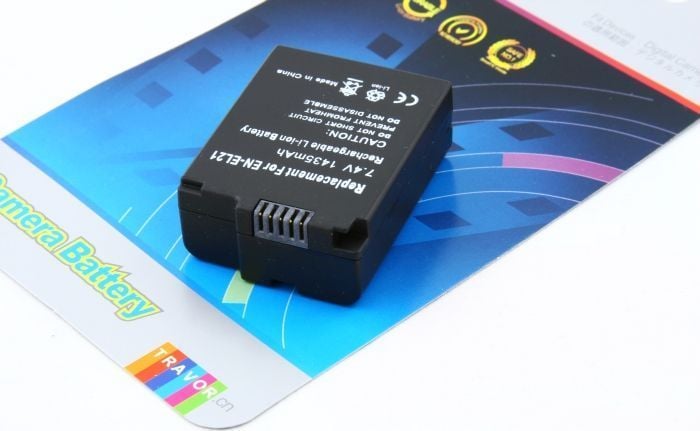 Bateri për fotoaparat Travor Type 7, zëvendësuese për Nikon EN EL21, 1435mAh