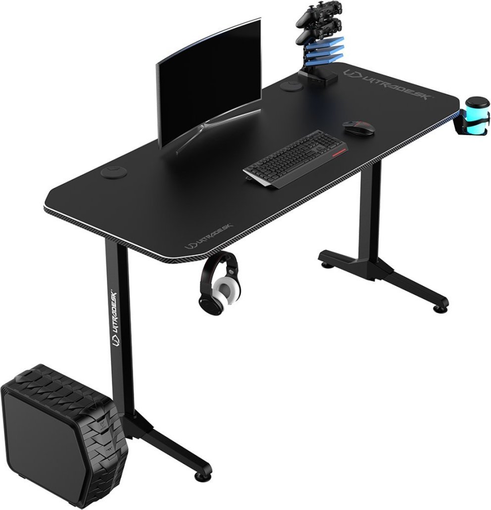 Tavolinë loje Ultradesk Frag, e zezë