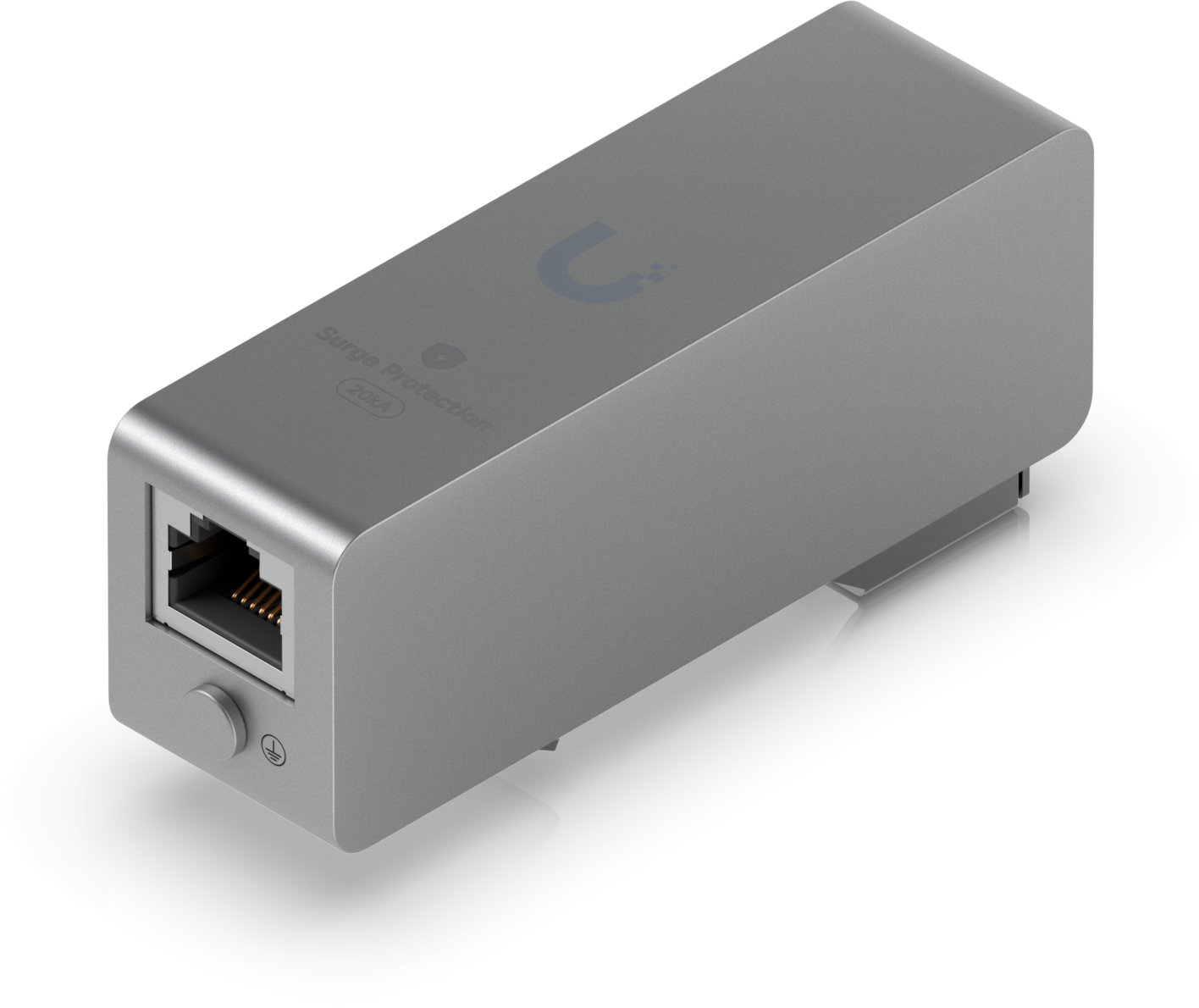 Mbrojtës rrufeje rrjeti Ubiquiti UACC-ETH-SP-DIN, 10 GbE, PoE++, gri