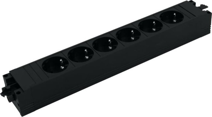 Shirit zgjatues Bachmann STEP BASE, 6 dalje CEE 7/3, GST18/3, gri