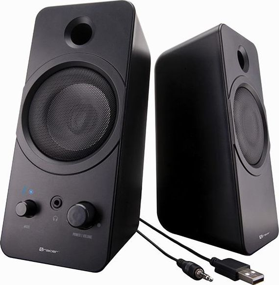 Altoparlantë kompjuteri Tracer Mark TRAGLO46370, 12W, USB Bluetooth, të zinj