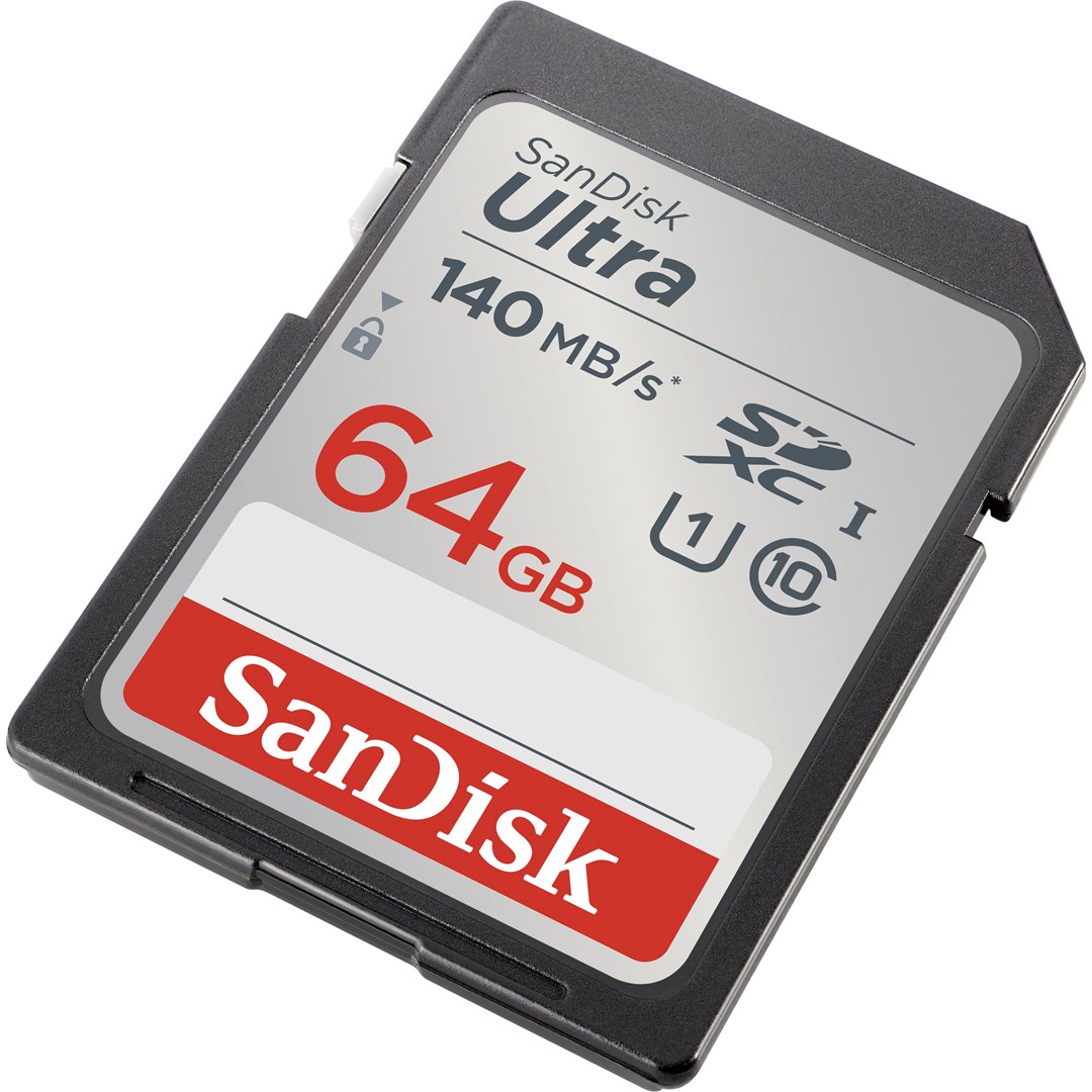 Kartë e memories SanDisk Ultra, SDXC, 64 GB, Class 10