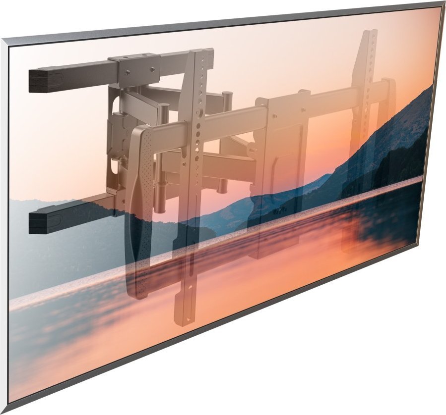 Mbajtëse muri për TV Techly ICA PLB 473, deri 75", 60 kg, e zezë