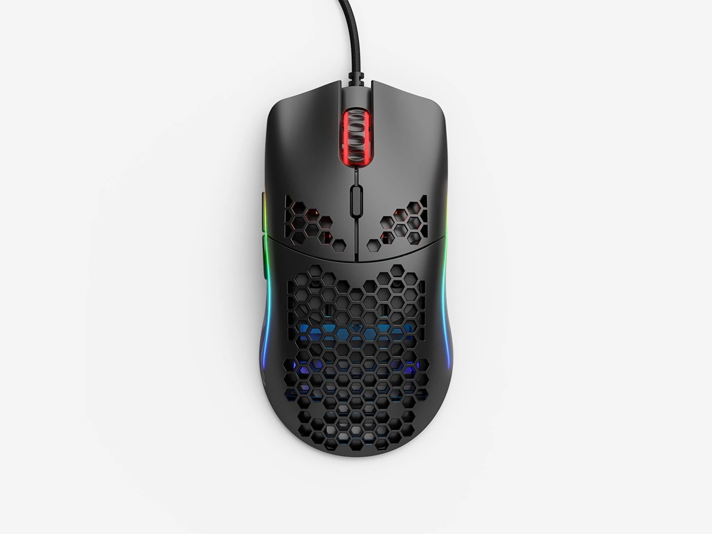 Maus gaming Glorious Model O, RGB, me kabllo, i zi