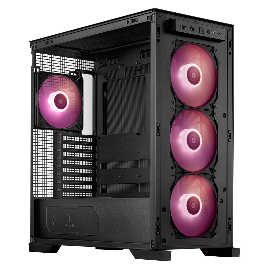 Kuti PC ASUS TUF Gaming GT302, MIDI Tower, ARGB, e zezë