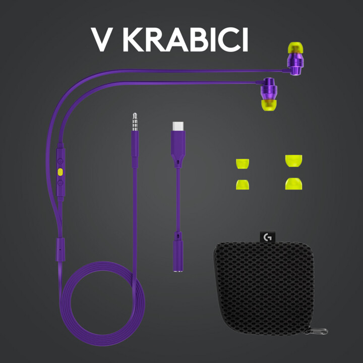 Dëgjuese Logitech G333, vjollcë