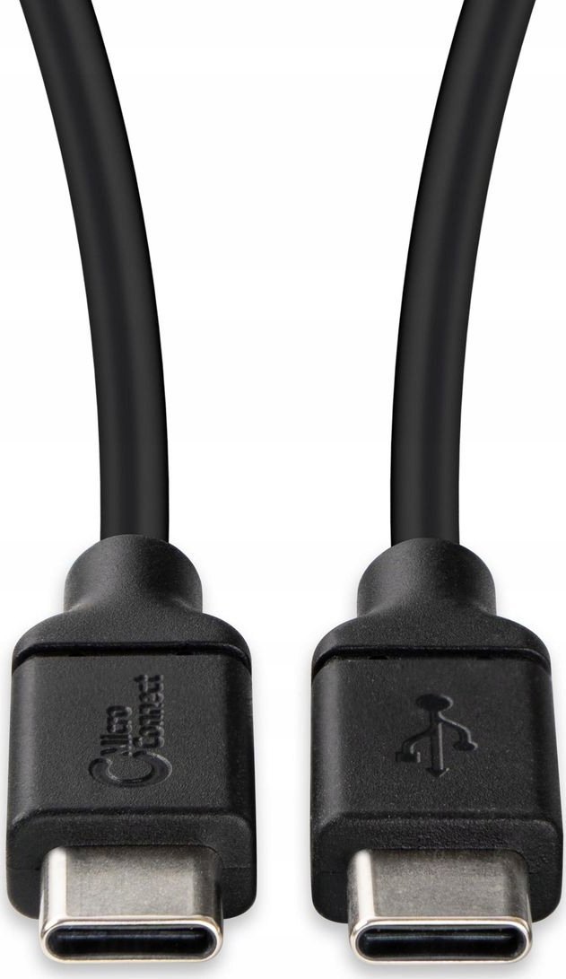 Kabllo USB C Microconnect MC-USB2.0CC05, USB 2.0, 0.5 m, e zezë