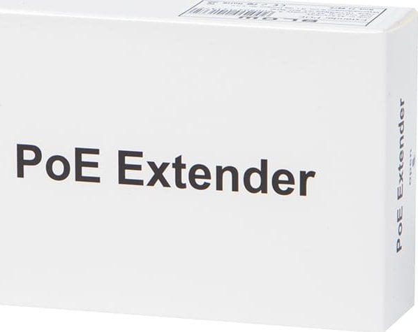 Extender PoE për kamera Tenda, 1x PoE IN 3x PoE OUT, 10/100 Mbps, i zi