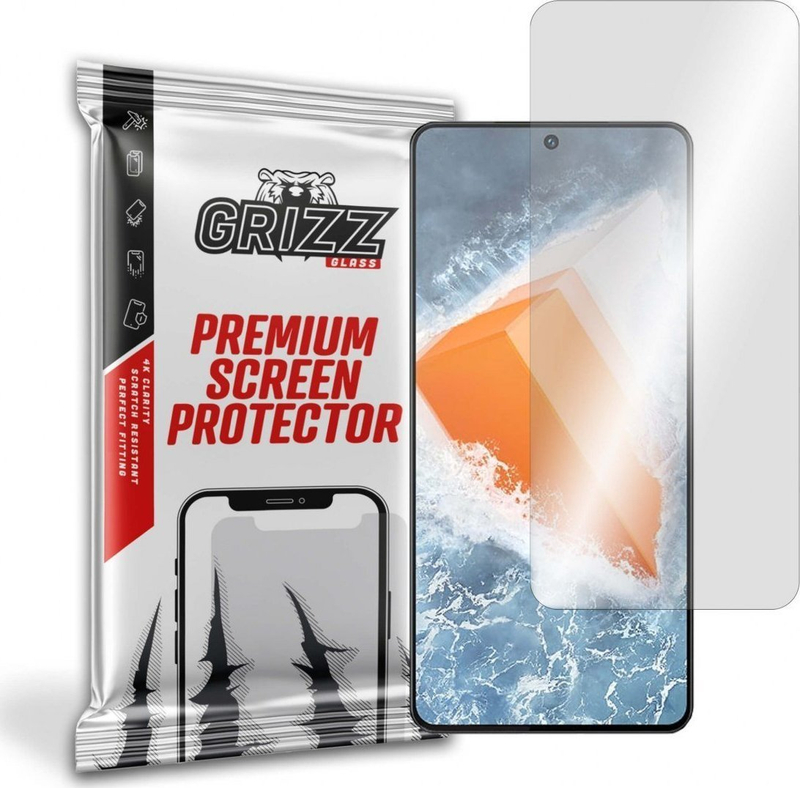 Mbrojtëse ekrani GrizzGlass Hydrogel Film për Vivo iQOO 9, transparencë e lartë, fleksibël, transparente