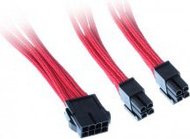 Kabllo zgjatëse SilverStone SSTPP07EPS8R, ATX EPS 8 pin, 0.3m, e kuqe