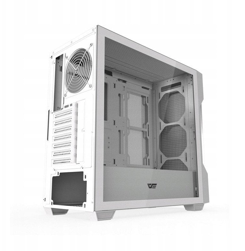Shasi kompjuteri Michelin DS900 Mesh, mid tower, pa ventilatorë, e bardhë