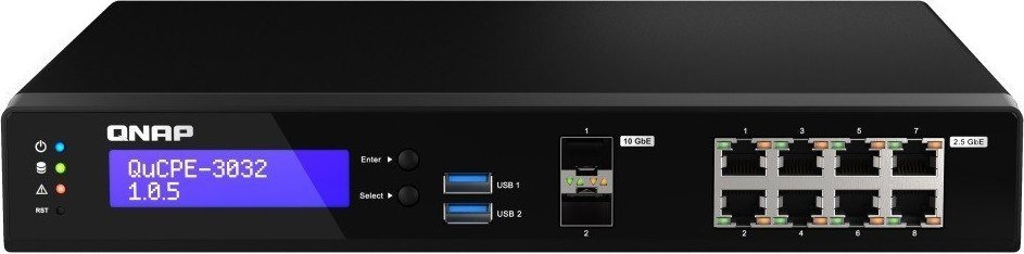 NAS QNAP QuCPE-3032, 10 porta, desktop, gri