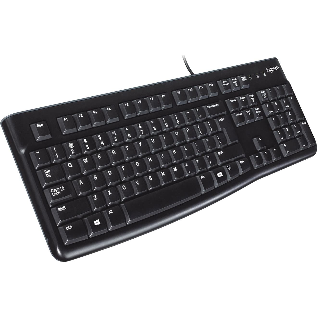 Tastierë Logitech K120, USB, e zezë