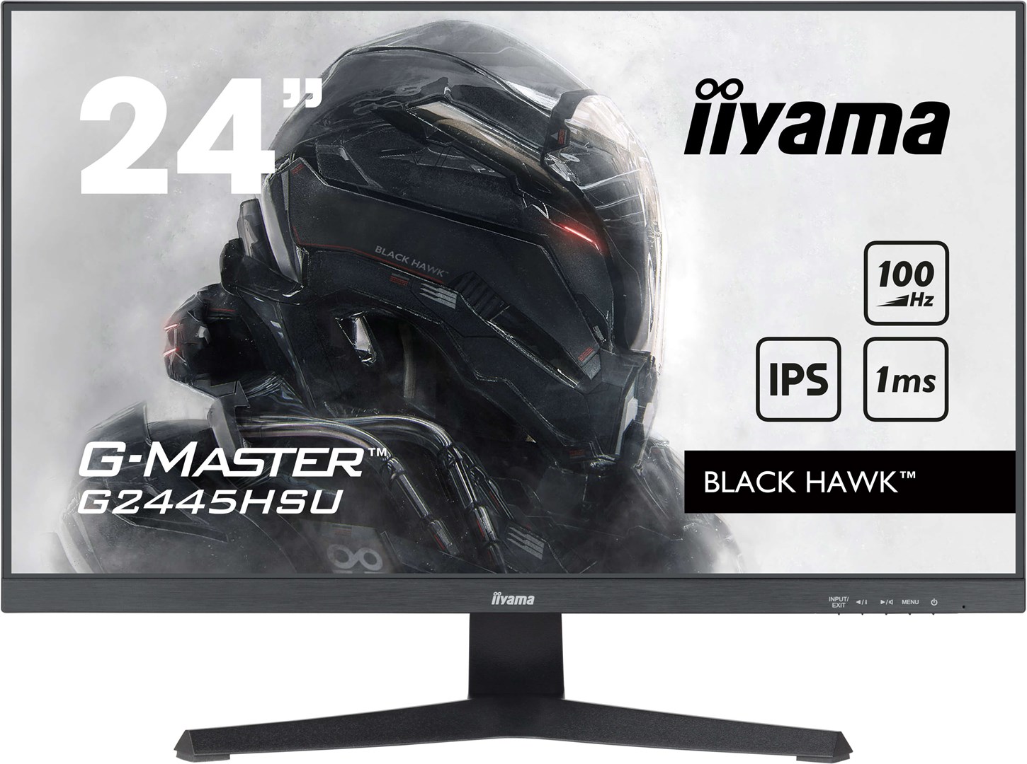 Monitor gaming iiyama G-MASTER G2445HSU-B2, 24", 100Hz, i zi