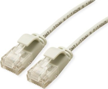 Kabllo rrjeti Roline Patch Cable Cat6a, 0.5m, UTP, e bardhë