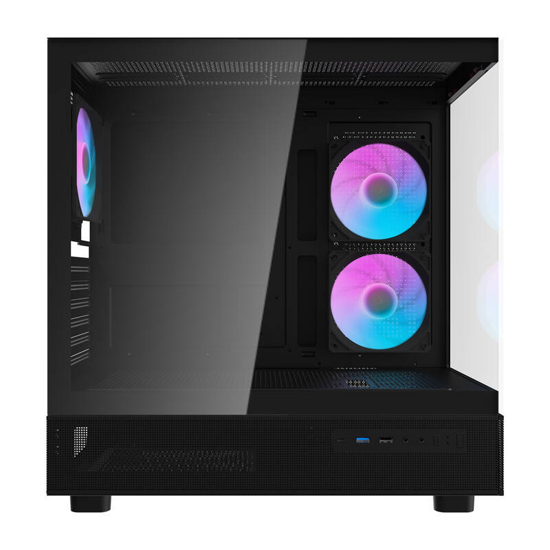 Kullë kompjuteri Darkflash DPX90, ATX, xham i temperuar, e zezë