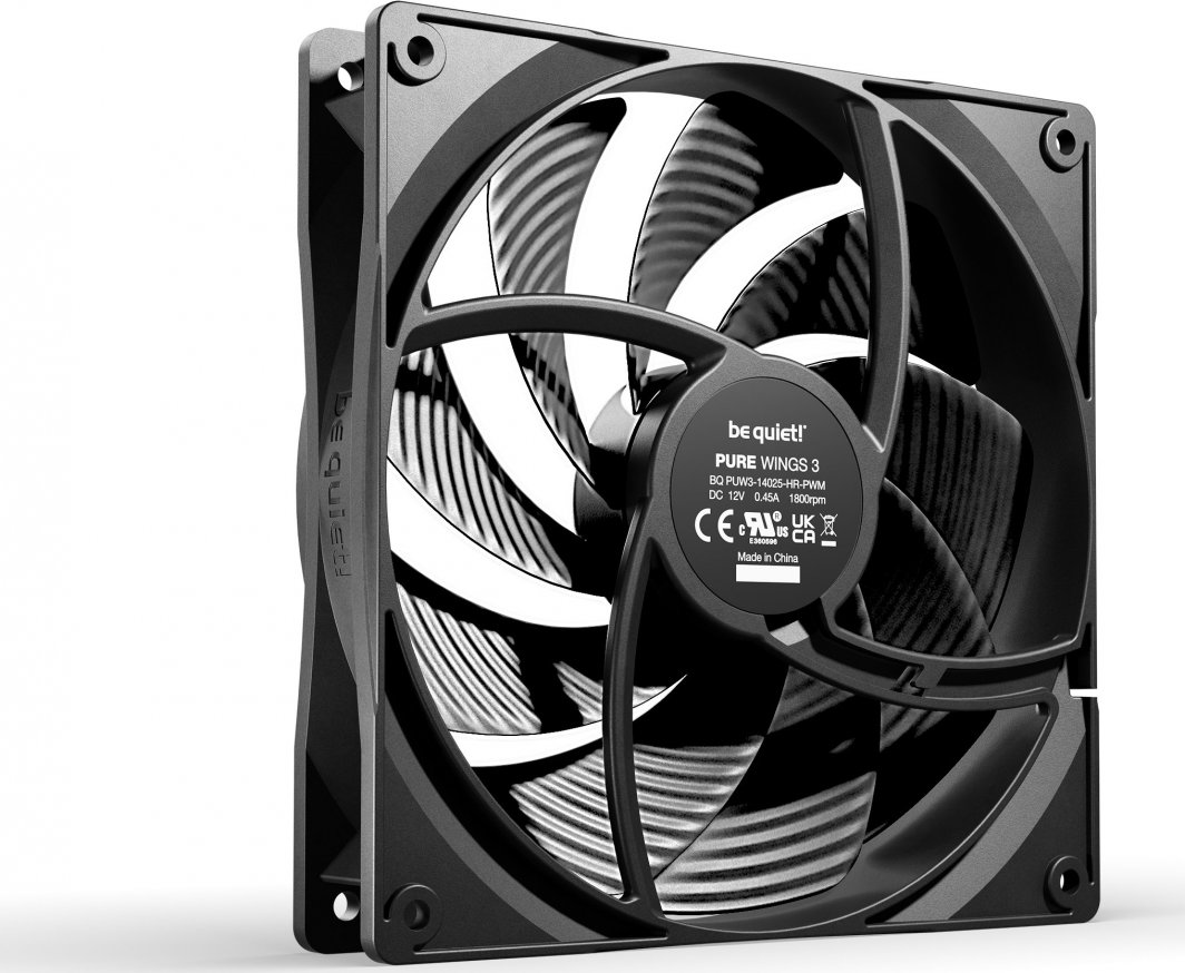 Ftohës be quiet! Pure Wings 3 PWM high-speed, 140 mm