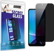 Mbrojtës ekrani Grizz SecretGlass për Motorola Moto G Play 2023, xham hibrid, privatësi, transparent