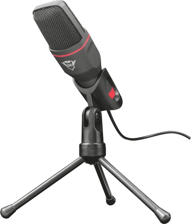 Mikrofon Trust GXT 212 Mico, me tripod, me lidhje 3.5mm USB, i zi 2