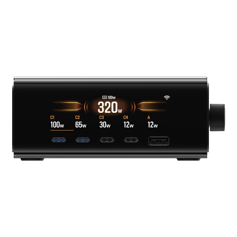 Karikues desktop EcoFlow RAPID Pro, 320W, 4x USB C, i zi
