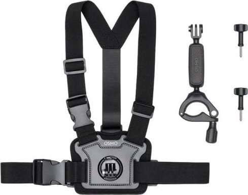 Set aksesorësh për biçikletë DJI Osmo Action Biking Accessory Kit, për kamera aksion, i zi