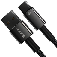 Kabllo karikimi Baseus Tungsten Gold, USB në USB C, 100W, 2m, gri