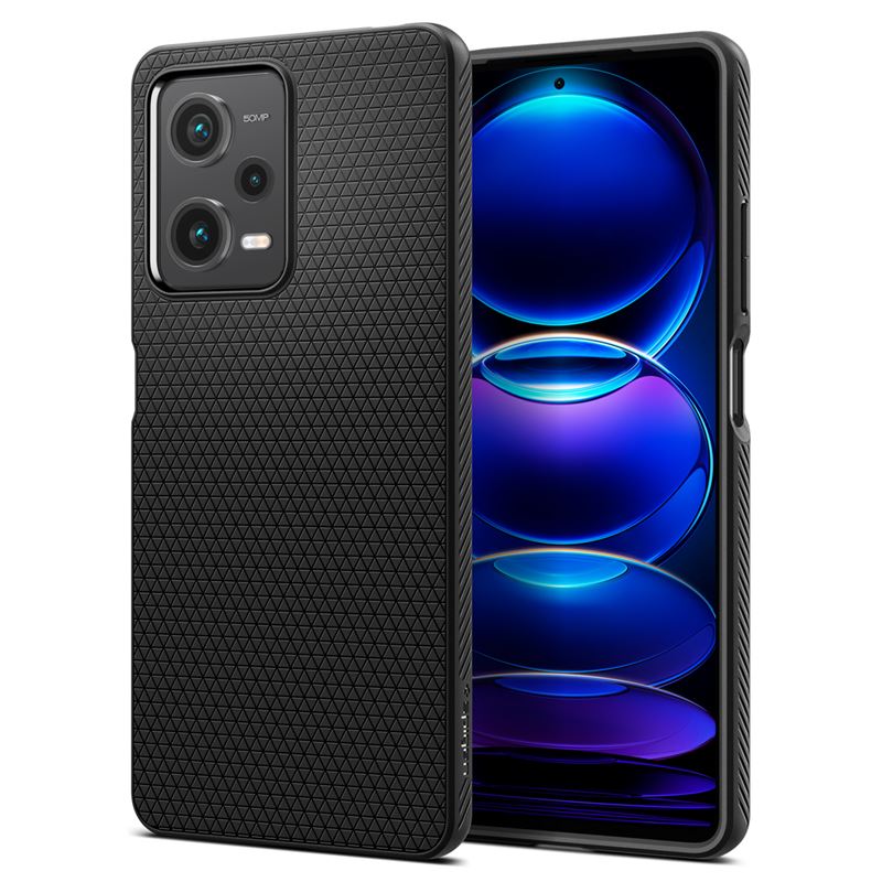 Маска за Xiaomi Redmi Note 12 Pro 5G/POCO X5 Pro 5G Spigen Liquid Air, црна