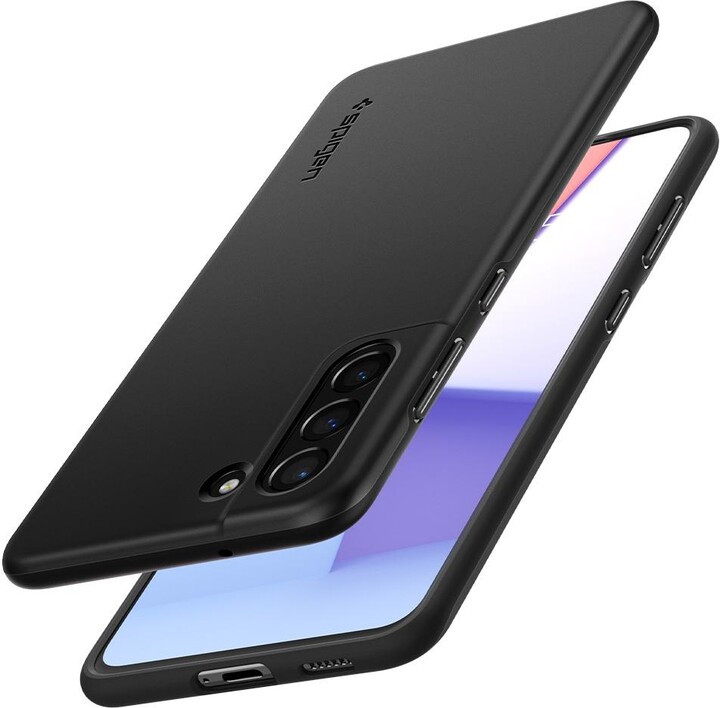 Маска за телефон Spigen Thin Fit за Samsung Galaxy S21 FE 5G, црна