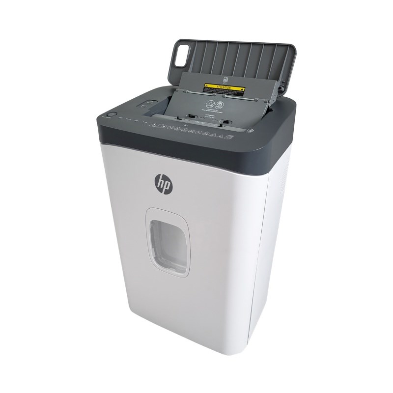 Shredder dokumentesh HP OneShred Auto 200CC, prerje cross cut P-4, auto feed 200 fletë, i bardhë