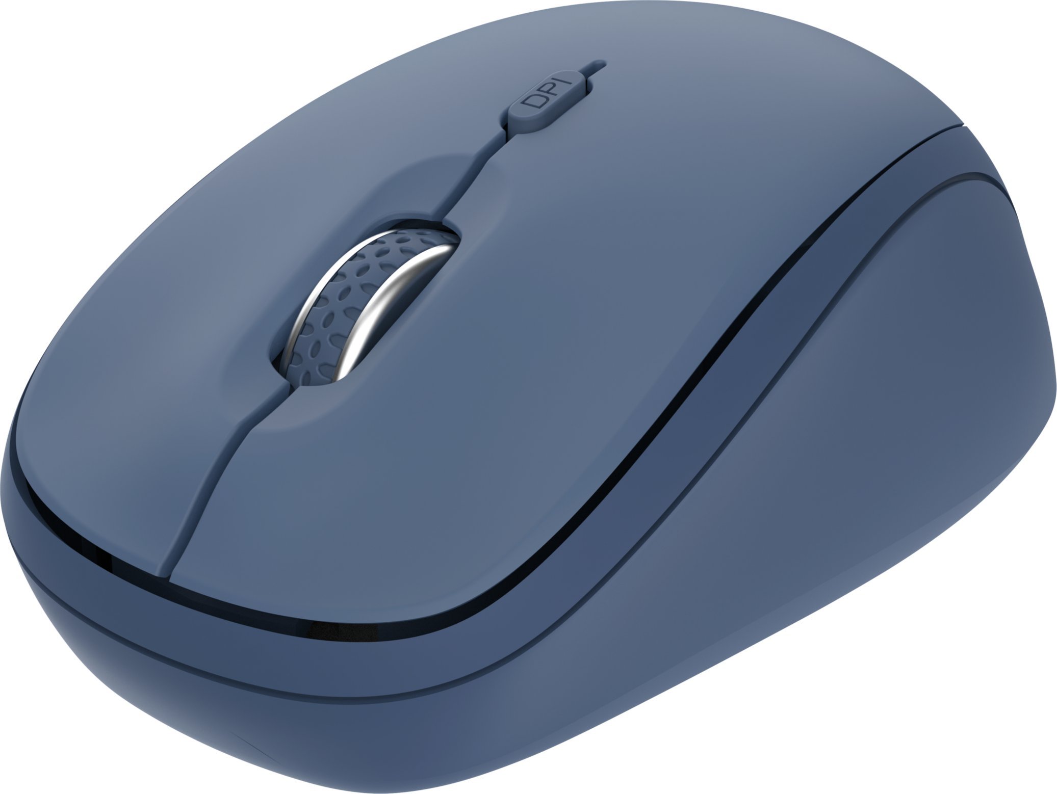 Maus Trust Yvi+, pa kabëll, RF Wireless dhe Bluetooth, 1600 DPI, i zi