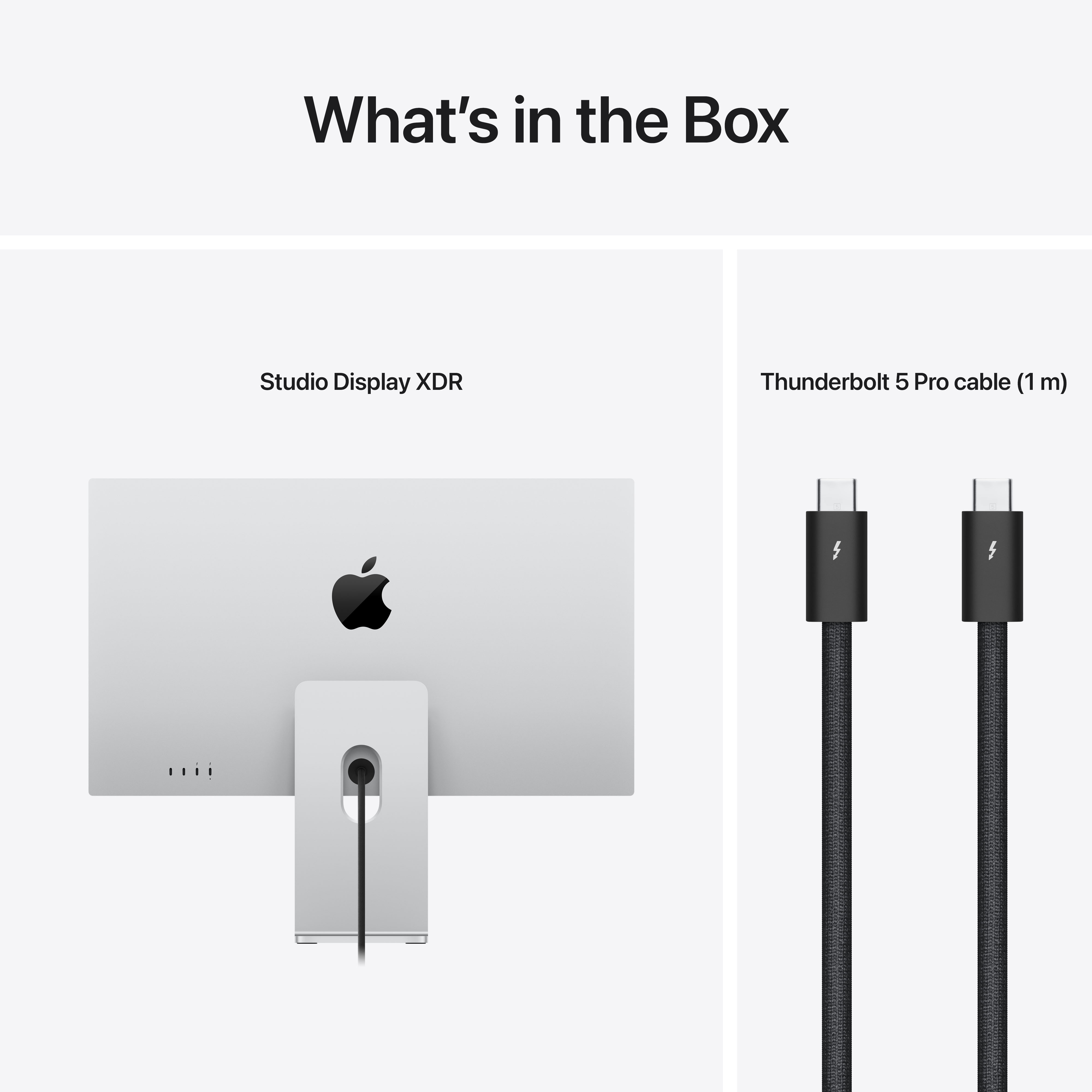 Apple Studio Display XDR, Nano-texture glass, Tilt- and height-adjustable stand