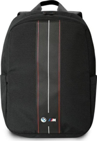 Çantë shpine BMW Red Stripe BMBP15COMPVSKR, për laptop 16", najlon, e zezë