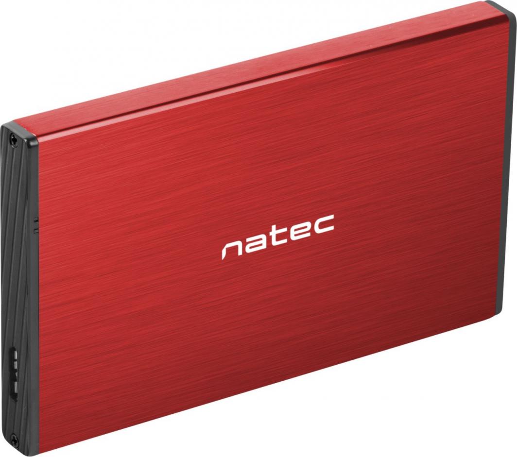 Korniza Natec RHINO GO SATA 2.5 "USB 3.0 RED (NKZ-1279), e kuqe