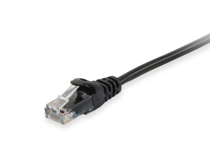 Kabllo rrjeti Equip Cat.6 UTP, 0.5m, e zezë