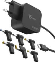 Karikues USB C J5create JUP1565DC, 67W GaN, 6 konektorë DC, i bardhë