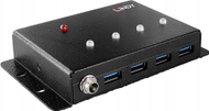 Hub USB Lindy 3.0, 4 porta, USB 3.2 Gen 1, i zi