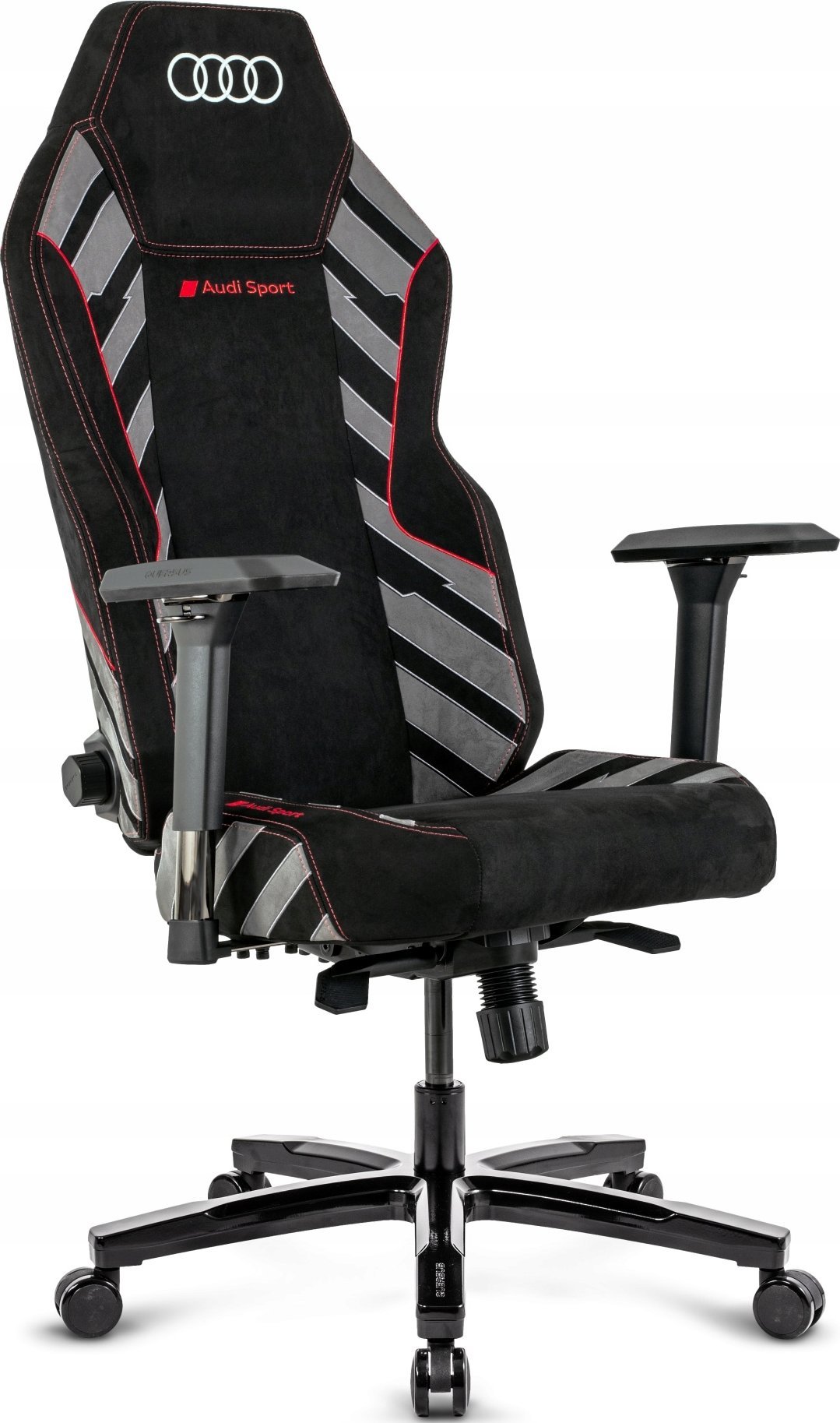 Karrige gaming Quersus VAOS 3 Audi, mikrofibër sintetike, kapacitet 150kg, e zezë