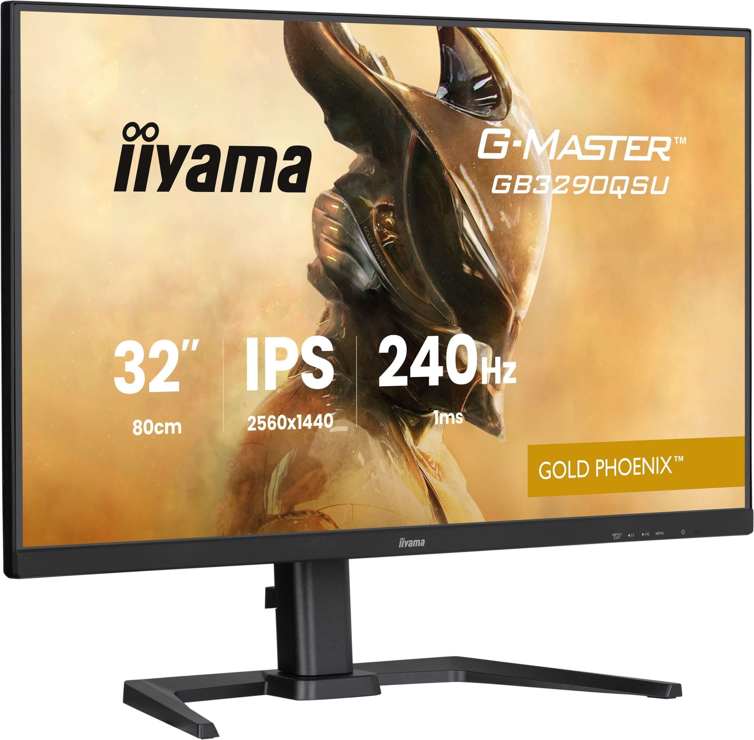Гејминг монитор Иијама G-MASTER GB3290QSU-B1, 32\", QHD 2560 x 1440, 240Hz, црн