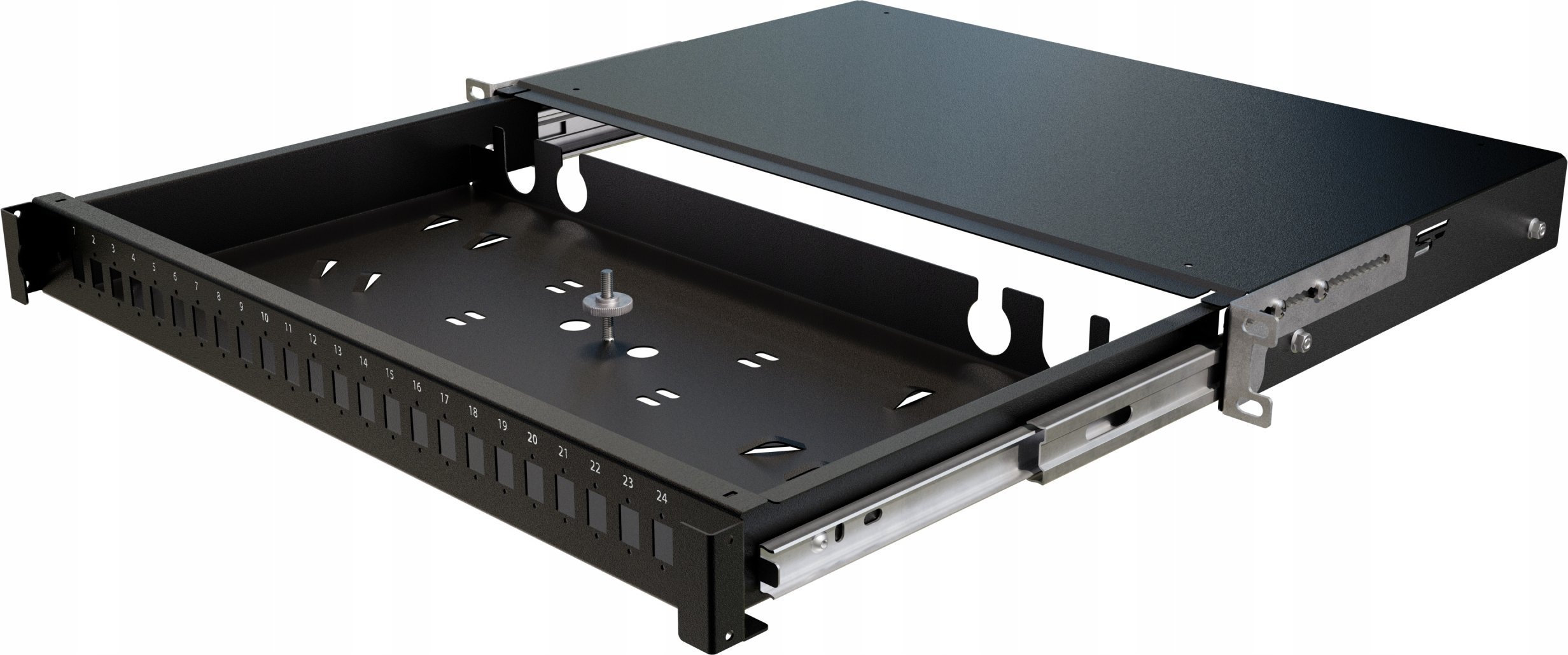 Patch panel optik Stalflex TFSP 19" 1U 24 porta SC, i zi