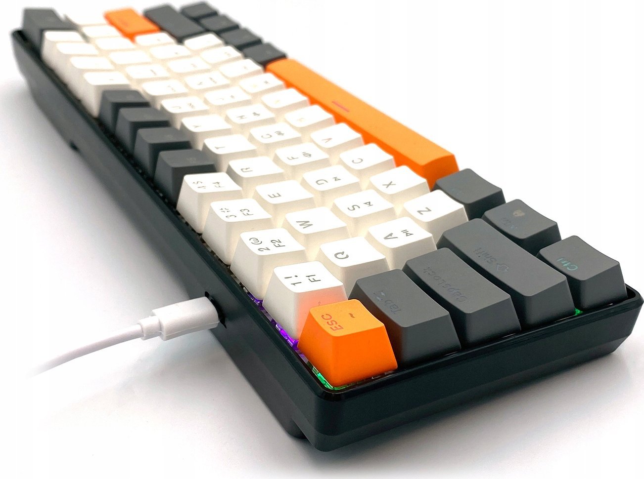 Tastierë mekanike Media-Tech Zone 61 MT1258, 61 taste, RGB, e zezë