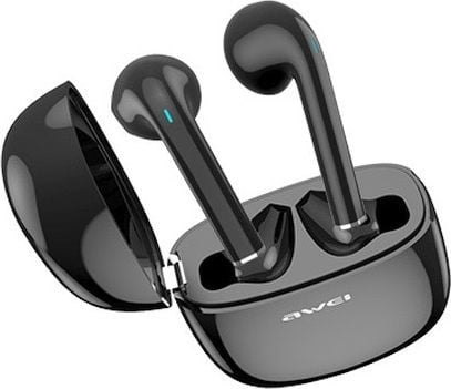 Kufje pa tela Awei T28 TWS, Bluetooth 5.0, IPX4, të zeza