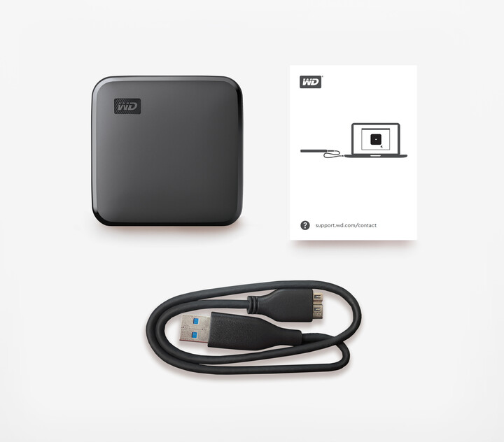 Disk i jashtëm SSD WD Elements SE, 2TB, i zi