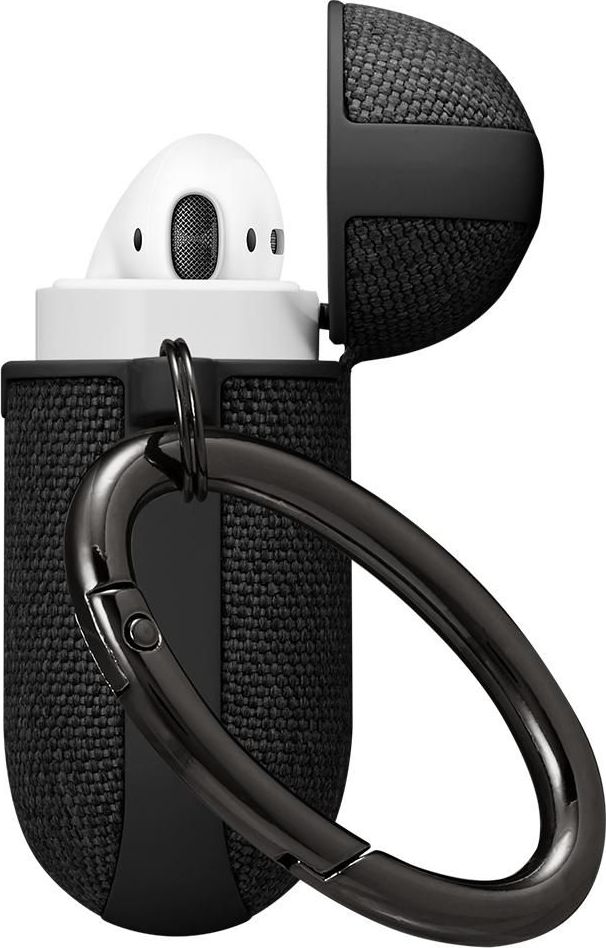 Mbulesë Spigen Urban Fit për AirPods 1/2, me klips, e zezë
