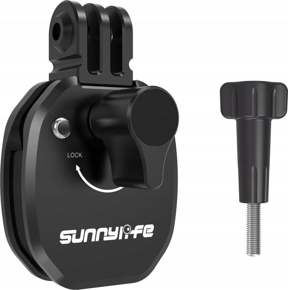Mbajtës kamerë SunnyLife ZJ846 D SB9124, për xham, për GoPro DJI Insta360, i zi