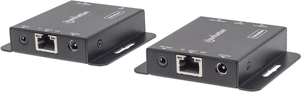 Sistem transmetimi HDMI mbi Ethernet Manhattan 207461, deri 50m, CAT6 6a 7, i zi