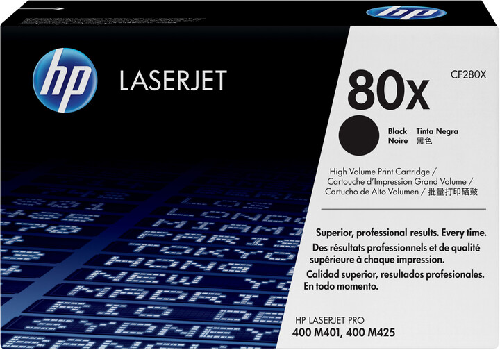 Set dopio tonerësh HP CF280XD, të zi