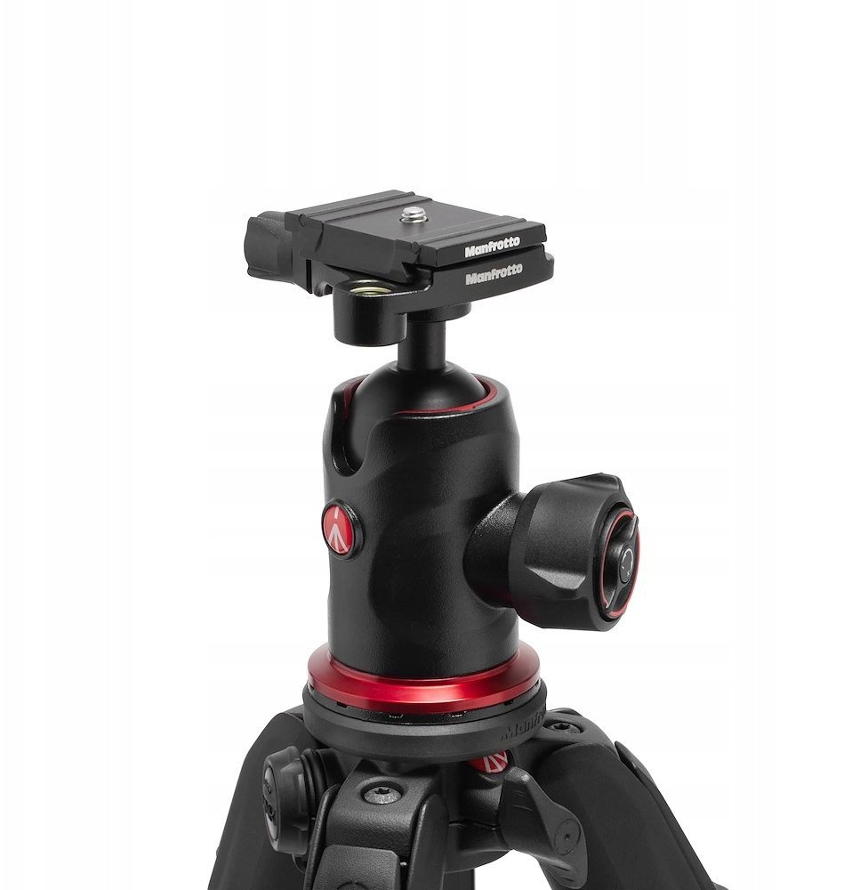 Tripod fotografik Manfrotto 190X, alumini, me kokë sferike, i zi