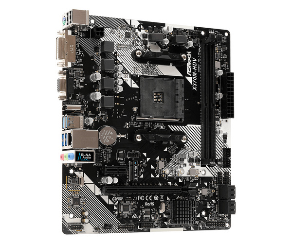 Pllakë amë Asrock X370M-HDV R4.0 AMD Promontory X370 Socket AM4 micro ATX