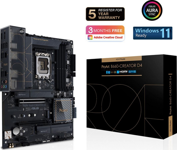 Pllakë Amë Asus ProArt B660-CREATOR D4